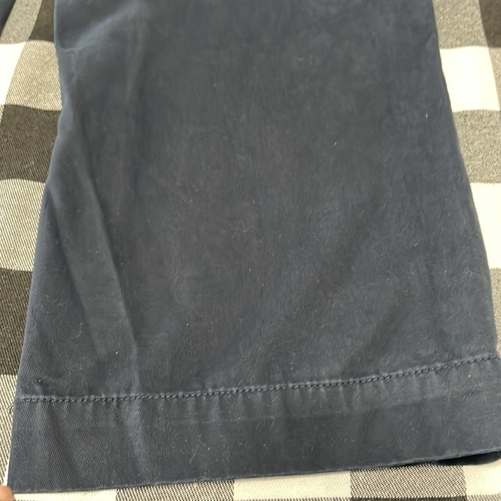Polo Ralph Lauren Preston Chino Casual Pants 38 x 29 Short Navy Blue Red Pony - Picture 11 of 11